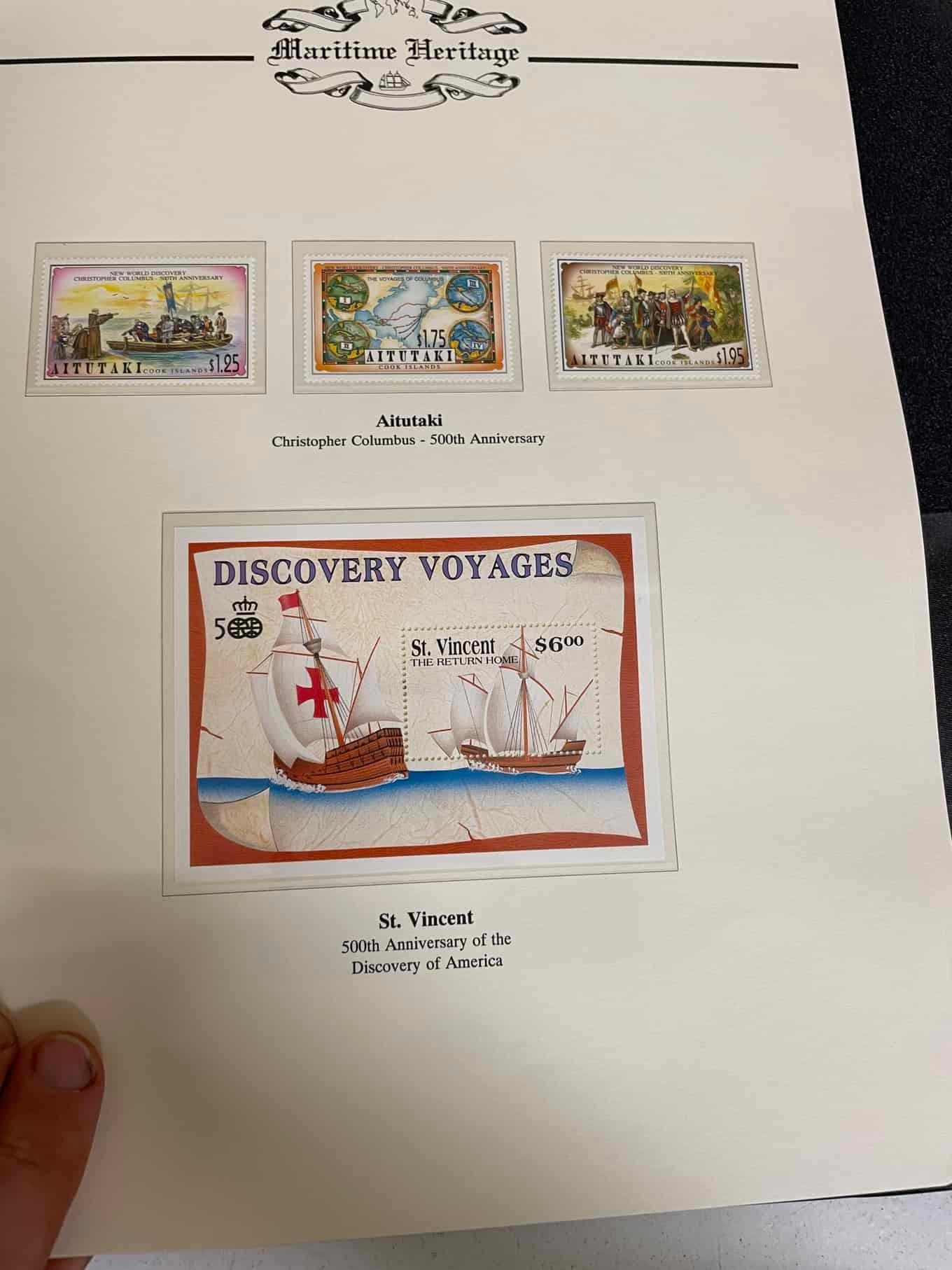 Westminster Maritime Heritage, Christopher Columbus, First Day Covers in three albums, and three - Bild 225 aus 346