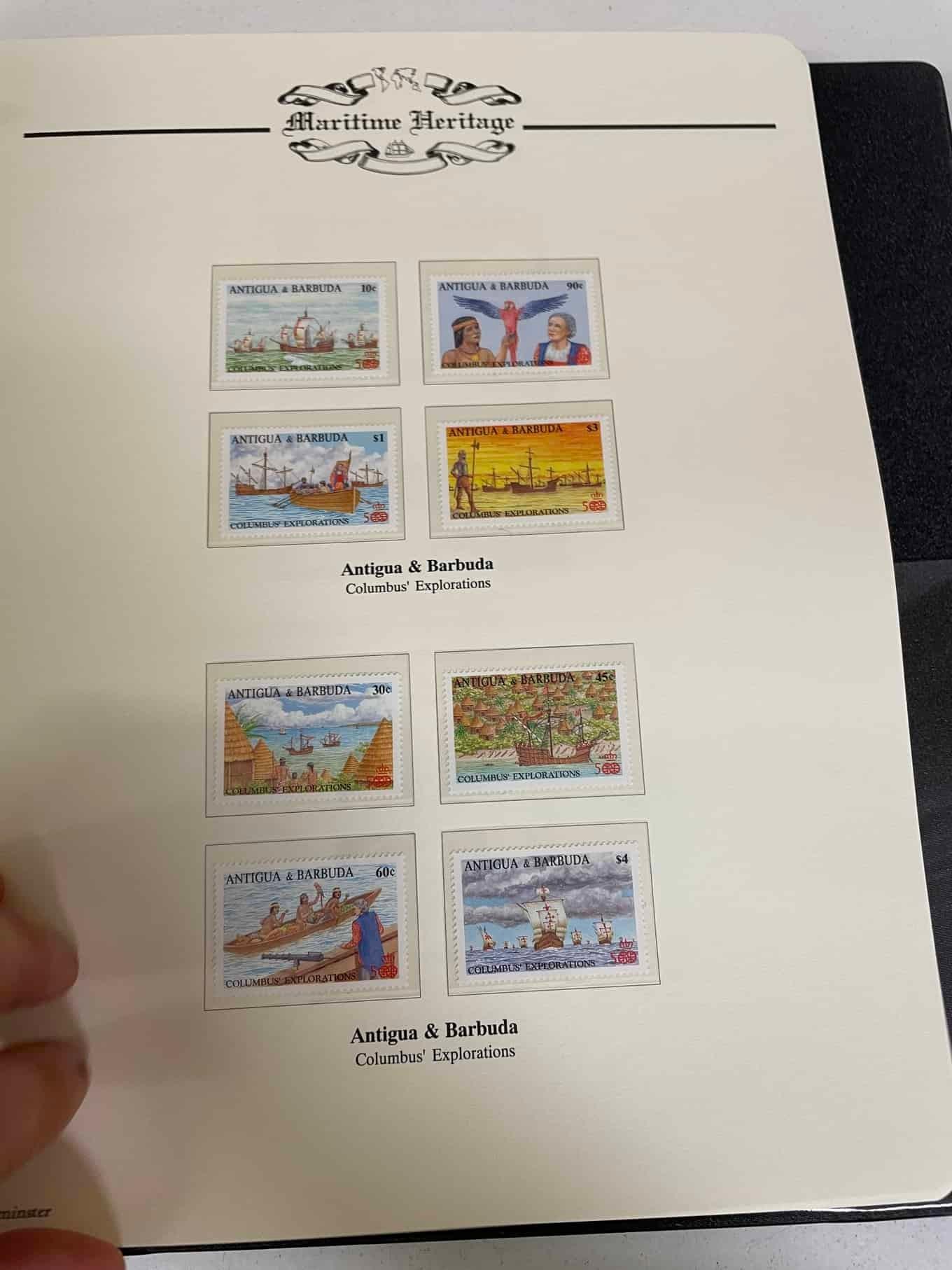 Westminster Maritime Heritage, Christopher Columbus, First Day Covers in three albums, and three - Bild 232 aus 346