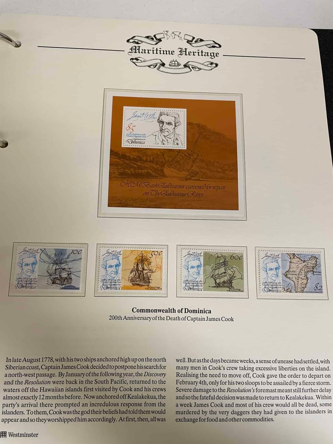 Westminster Maritime Heritage, Christopher Columbus, First Day Covers in three albums, and three - Bild 302 aus 346