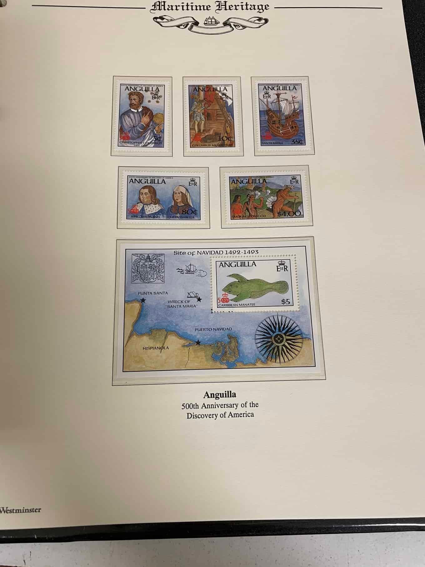 Westminster Maritime Heritage, Christopher Columbus, First Day Covers in three albums, and three - Bild 202 aus 346