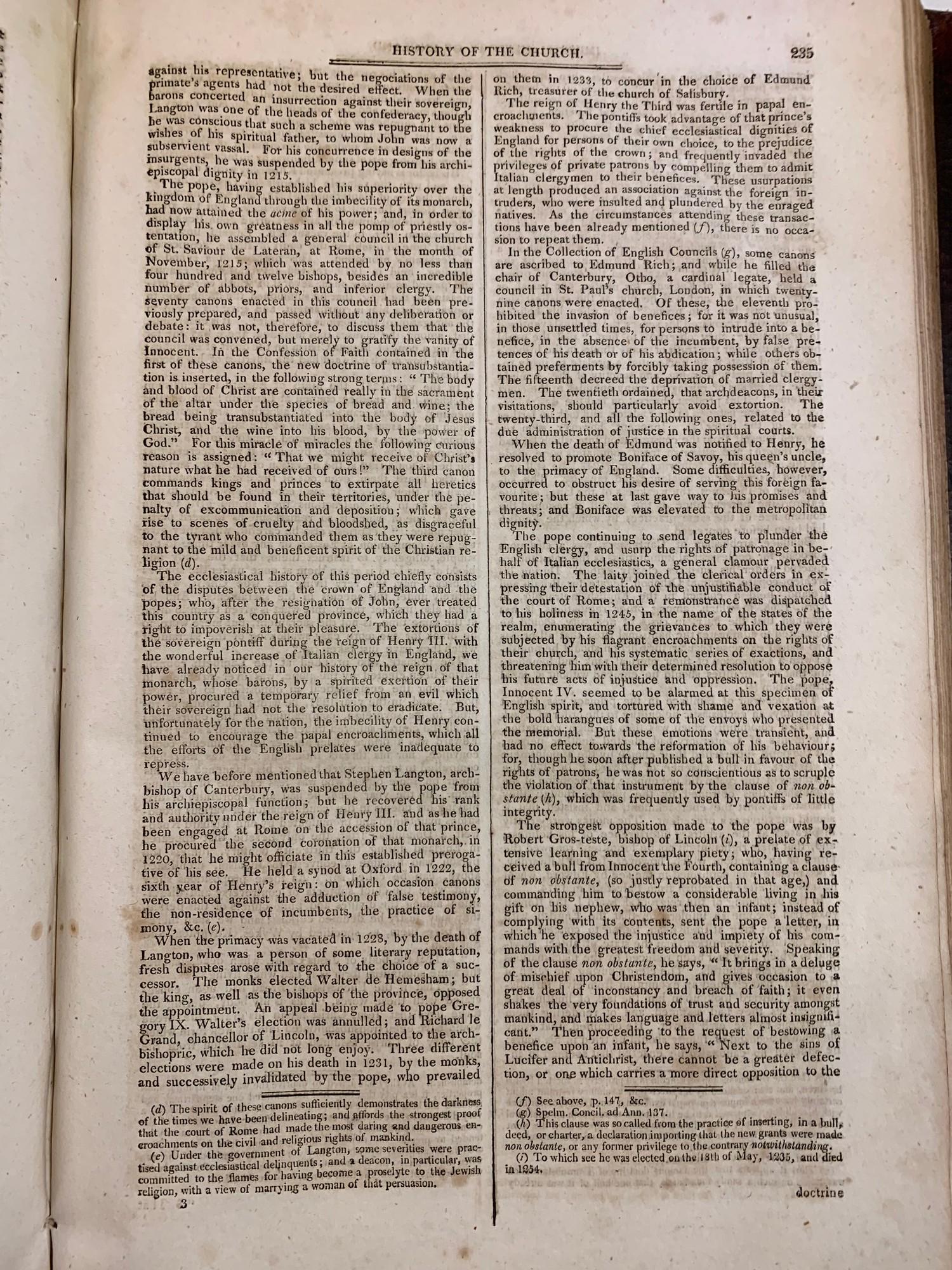 Camden (T) The Imperial History of England, 2 vols, 1811, some foxing and staining, calf, with - Image 2 of 2