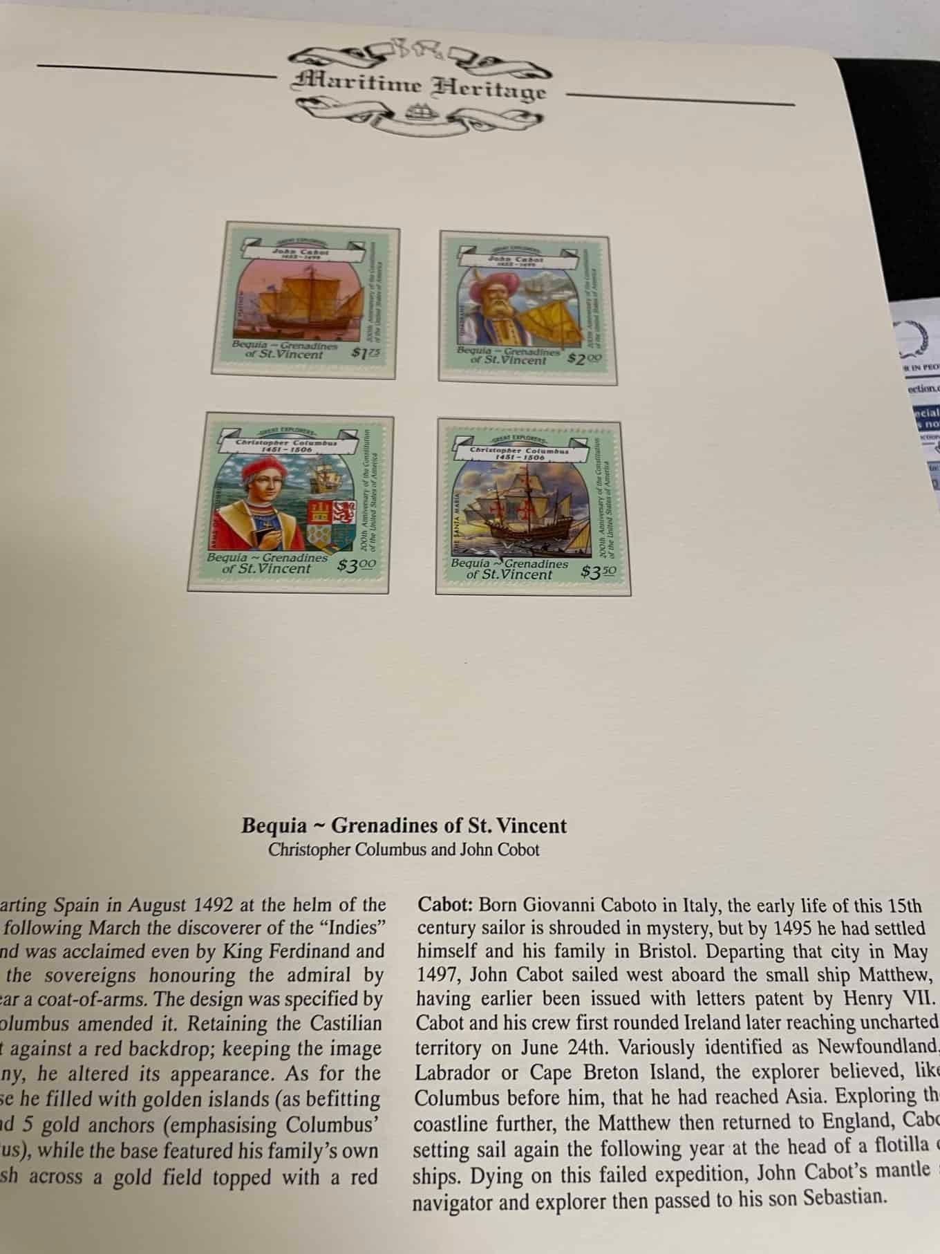 Westminster Maritime Heritage, Christopher Columbus, First Day Covers in three albums, and three - Bild 146 aus 346