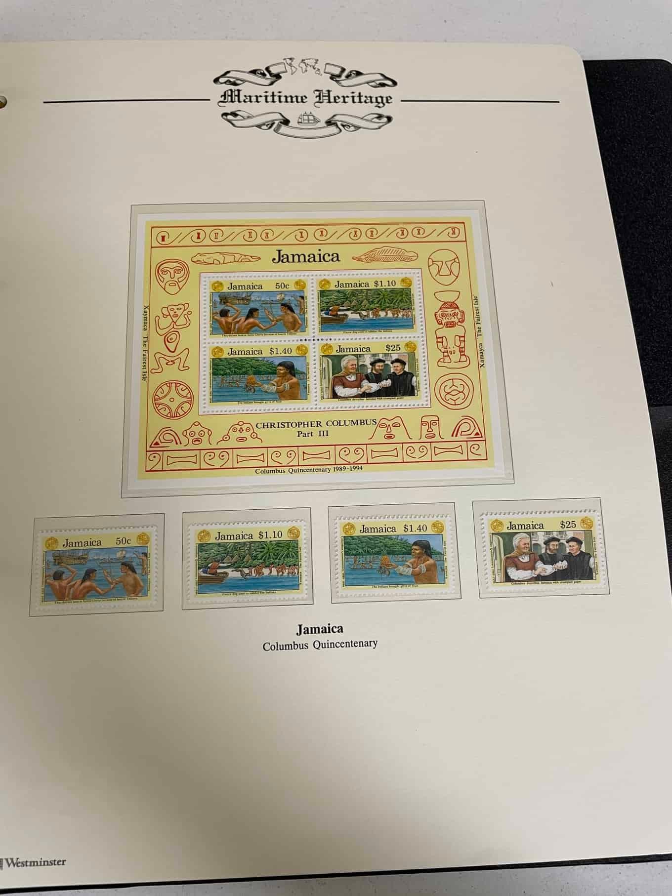Westminster Maritime Heritage, Christopher Columbus, First Day Covers in three albums, and three - Bild 237 aus 346