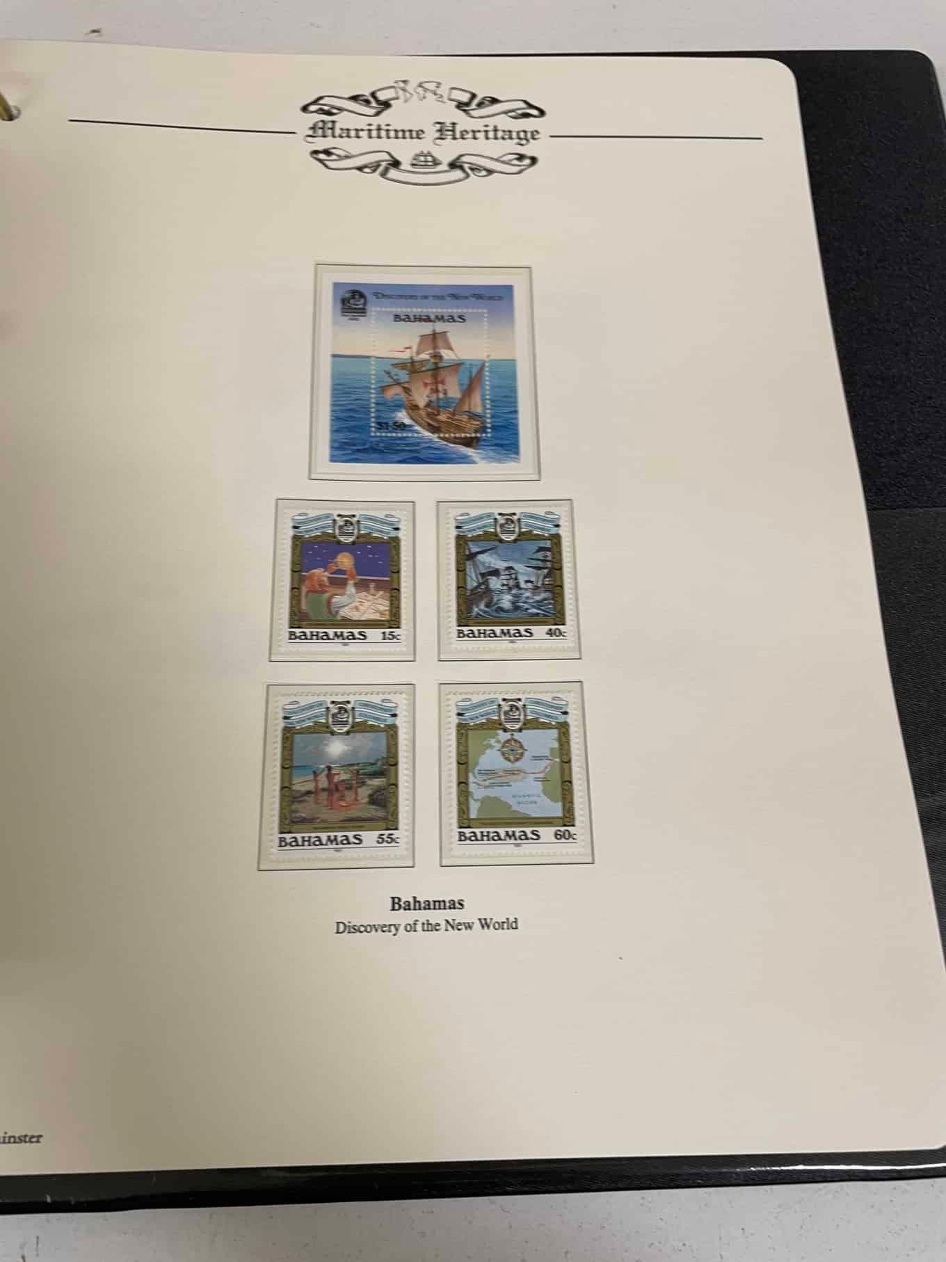 Westminster Maritime Heritage, Christopher Columbus, First Day Covers in three albums, and three - Bild 196 aus 346