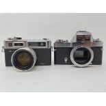 A Zeiss Ikon voigtlander camera and a Yashica GSN Electro 35 camera (2) Provenance: Part of a vast