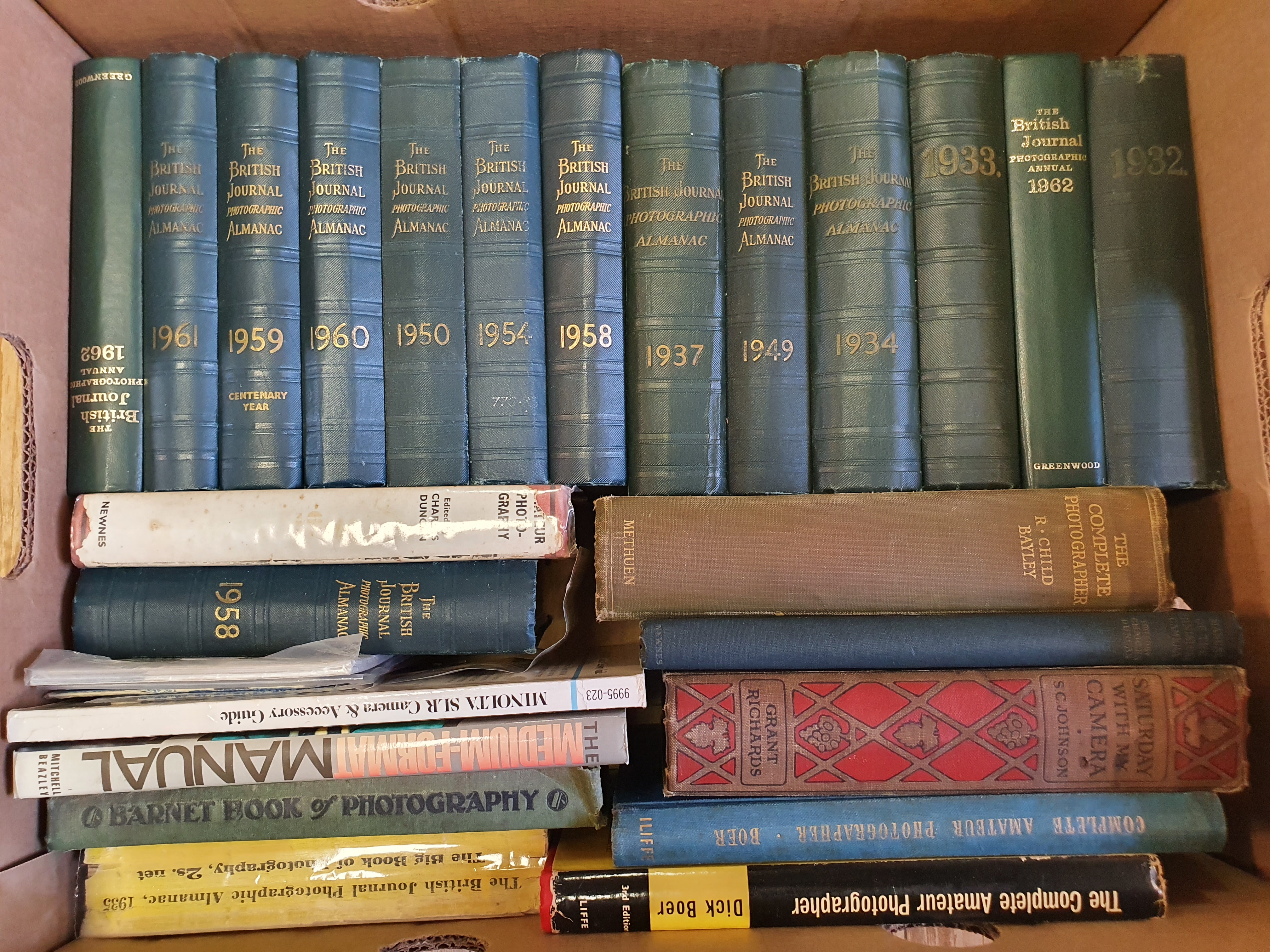 Johnson (S. C.) Saturday With My Camera and various other books on photography (box) Provenance: