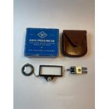 An Agfa Proximeter, in orginal box, and various assorted photography items (box) Provenance: Part of