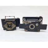 An Ensign Midget folding camera, and an Ensignette folding camera (2) Provenance: Part of a vast