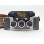 A Stereo Realist camera, with leather outer case Provenance: Part of a vast single owner