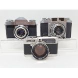 A Zeiss Ikon contaflex camera and a Balda camera and a Canon Demi zero camera (3) Provenance: Part