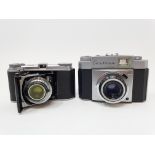 A Voigtlander camera, and a Zeiss Ikon Contina camera (2) Provenance: Part of a vast single owner