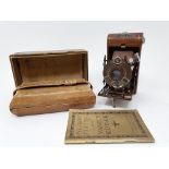 A Kodak Vanity camera, with instructions, in original box Provenance: Part of a vast single owner