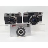 A Fujica Auto-M35 camera, a Samoca LE-II camera, and a Ricoh-EE camera (3) Provenance: Part of a
