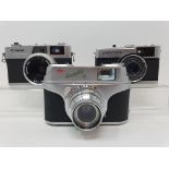 An Arette W camera, an Olympus Trip 35 camera and a Canon Canonet 28 camera (3) Provenance: Part