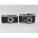 A Saraber Finetta Super camera and a Russian camera (2) Provenance: Part of a vast single owner