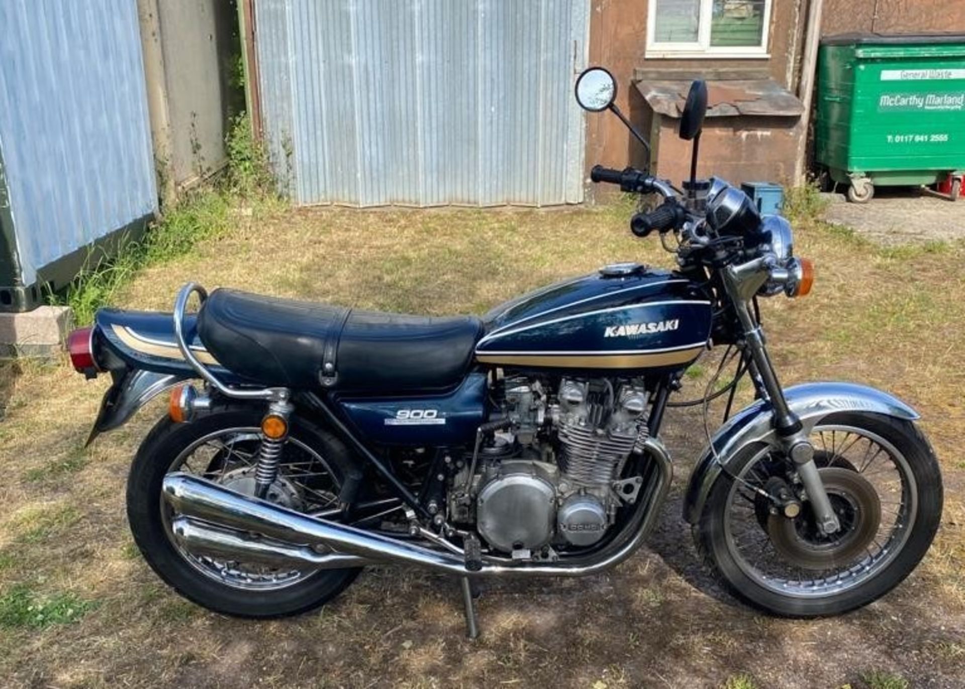 1975 Kawasaki Z1B Registration number KYF 715P Frame number Z1F 83308 Engine number Z1E 083624 43,