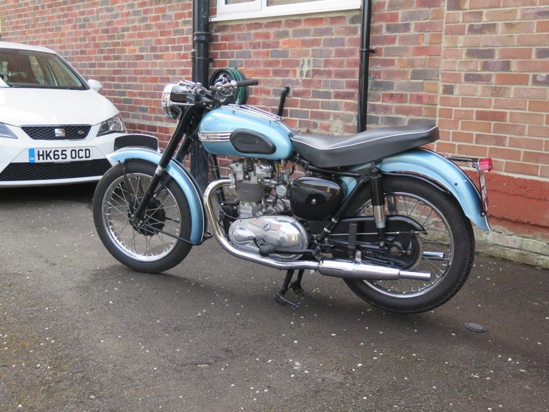 1955 Triumph T100 Registration number ABM 809A Frame number 58178 Engine number 5T/58178 Totally - Image 6 of 10