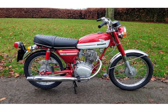 1973 Honda CB 125 S Registration number PHW 855M Frame number CB 125 1035247 Engine number CB 125 - Image 1 of 8