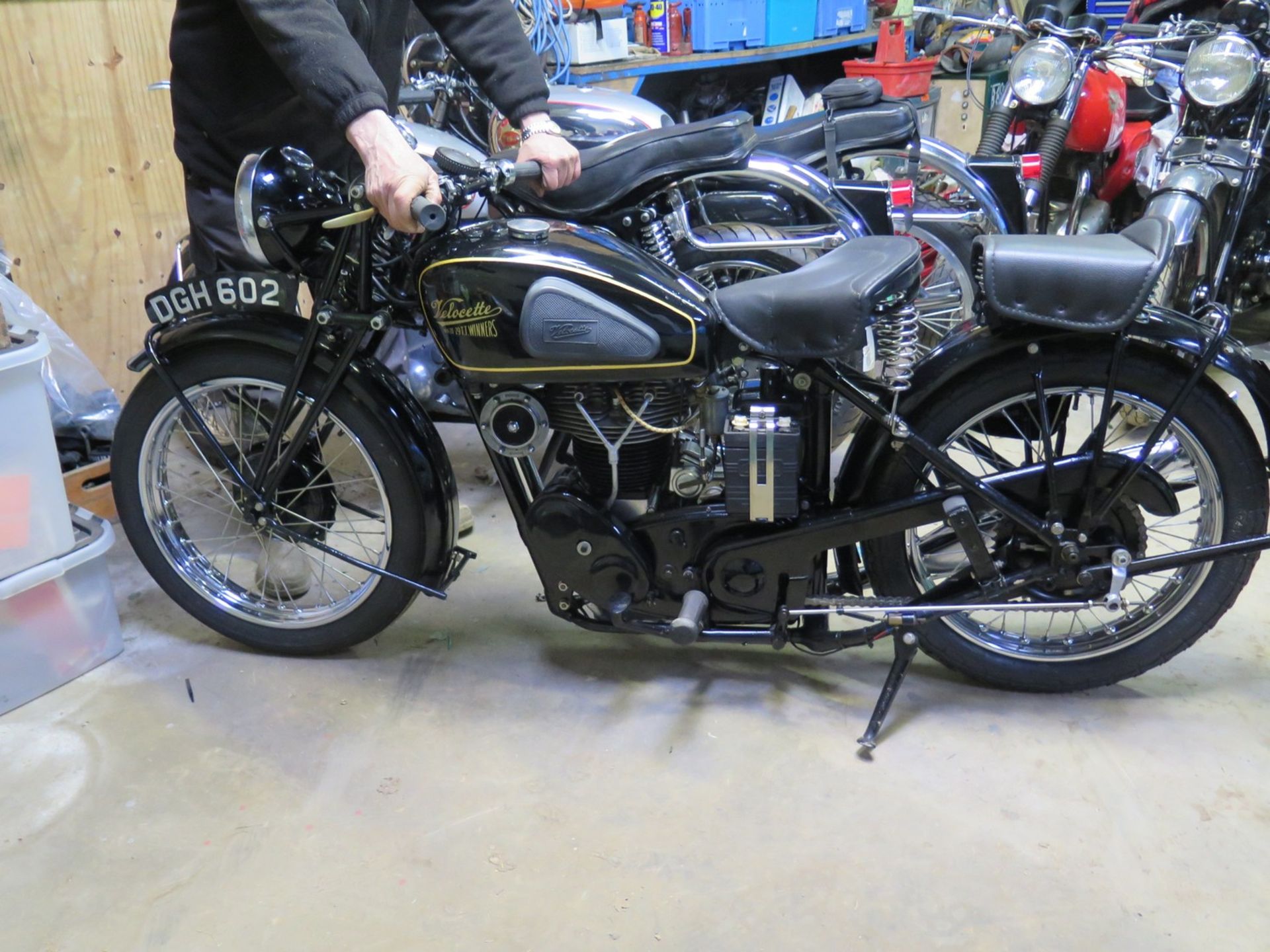 1936 Velocette KTS Registration number DGH 602 Frame number 1954 Engine number KSS 7497 1 recorded - Image 10 of 19