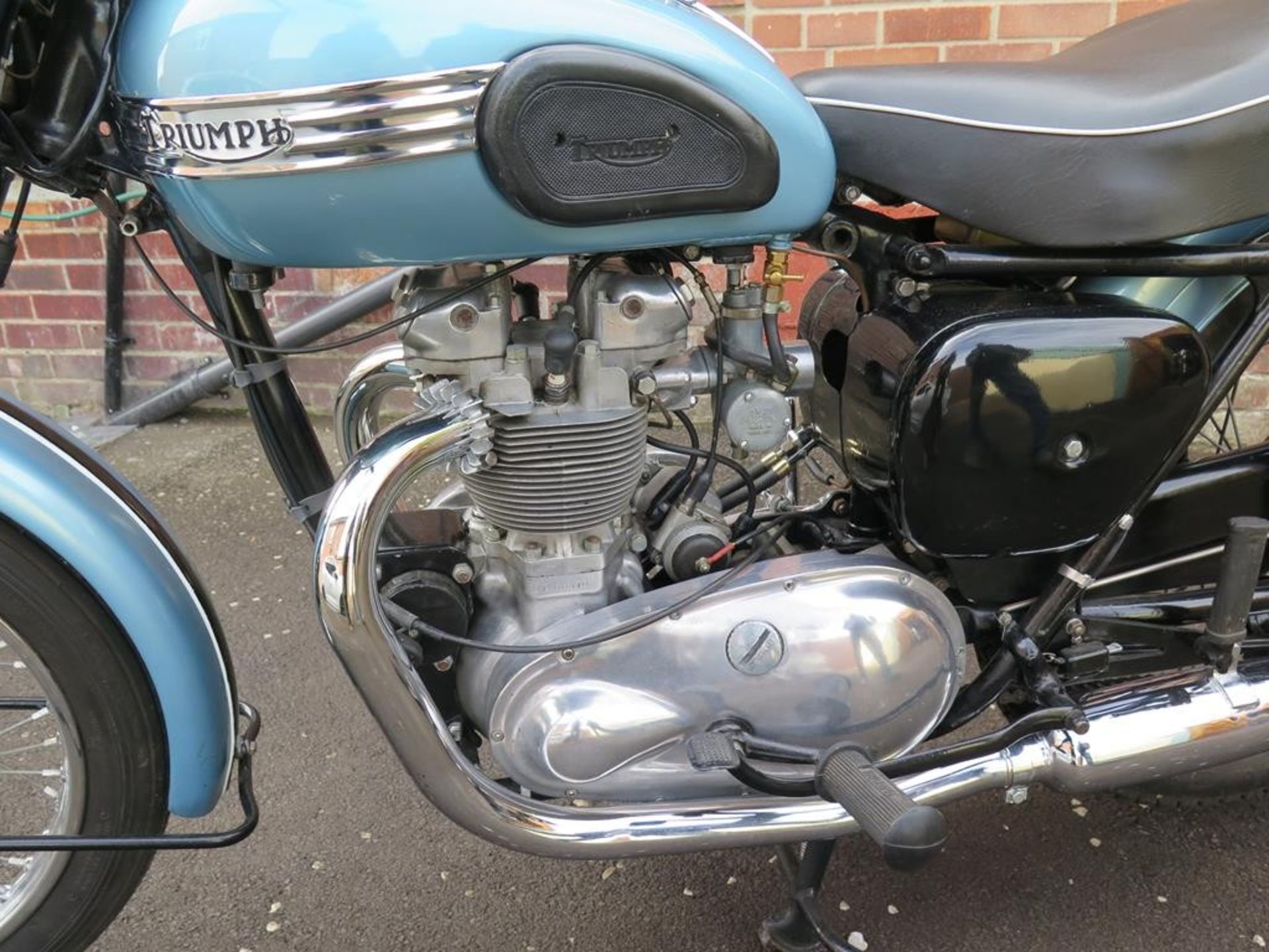 1955 Triumph T100 Registration number ABM 809A Frame number 58178 Engine number 5T/58178 Totally - Image 7 of 10