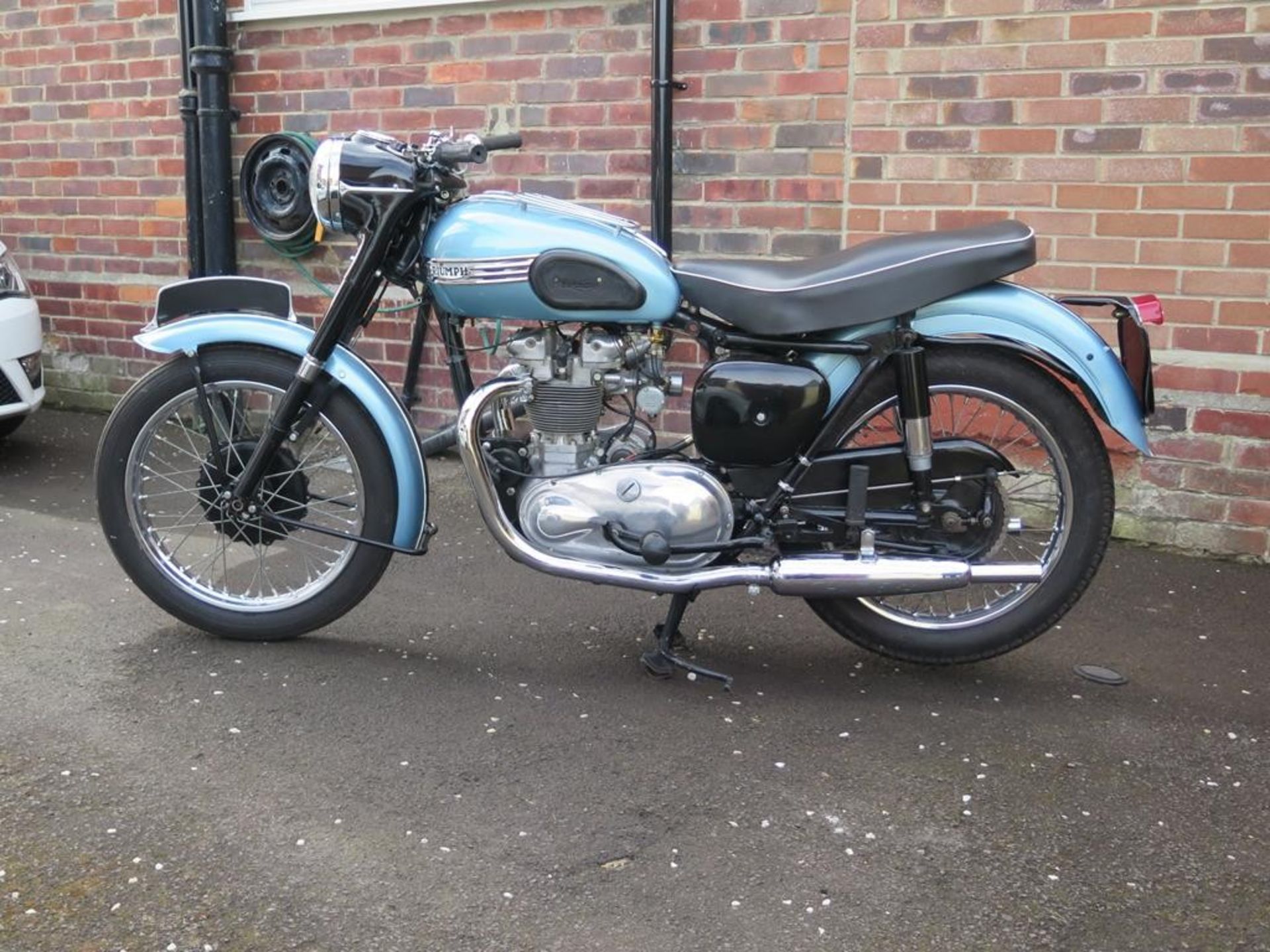 1955 Triumph T100 Registration number ABM 809A Frame number 58178 Engine number 5T/58178 Totally - Image 10 of 10