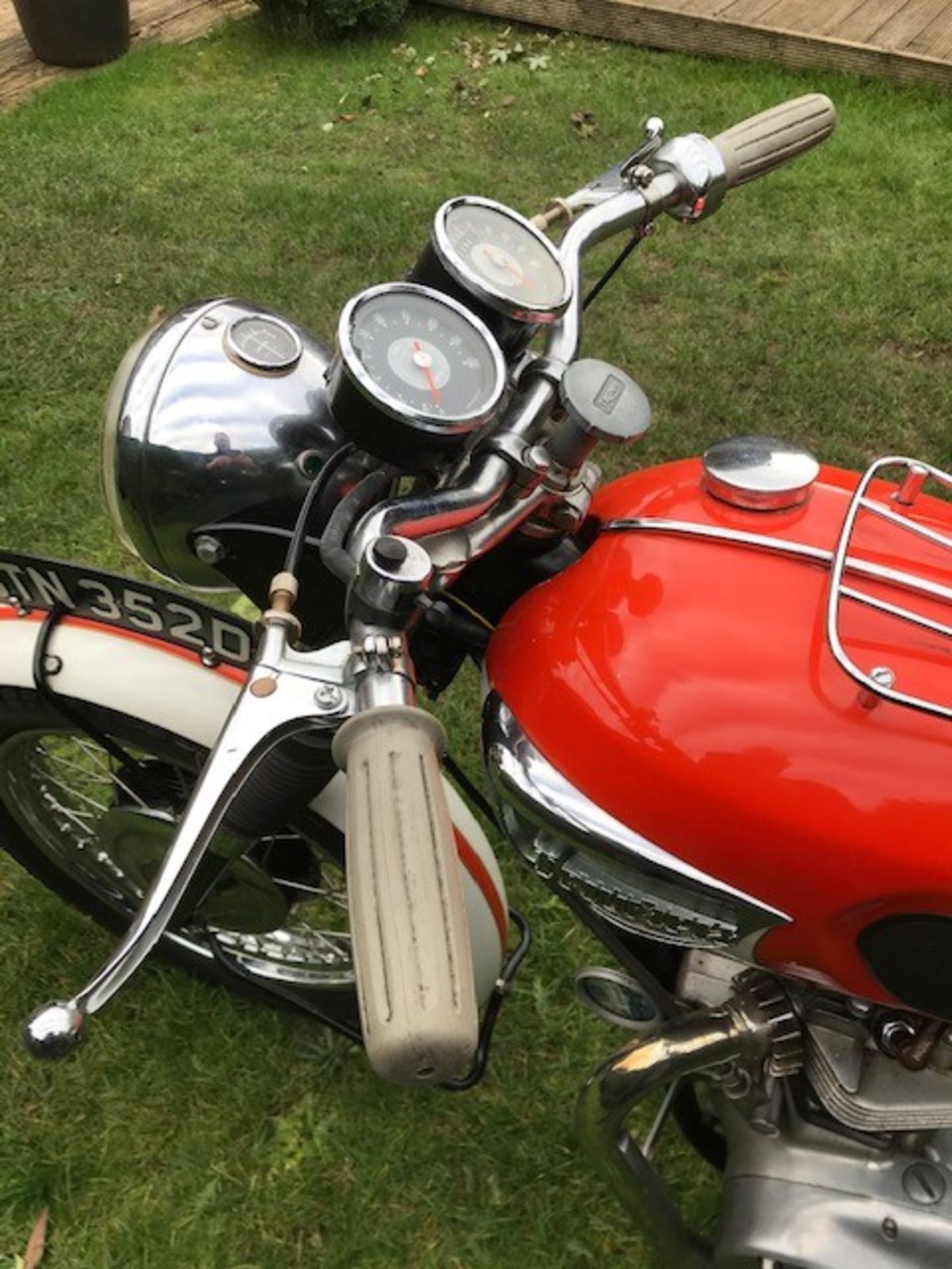 1966 Triumph T120 Bonneville Registration number JTN 352D Frame number TI20DU2801 Engine number - Image 10 of 17