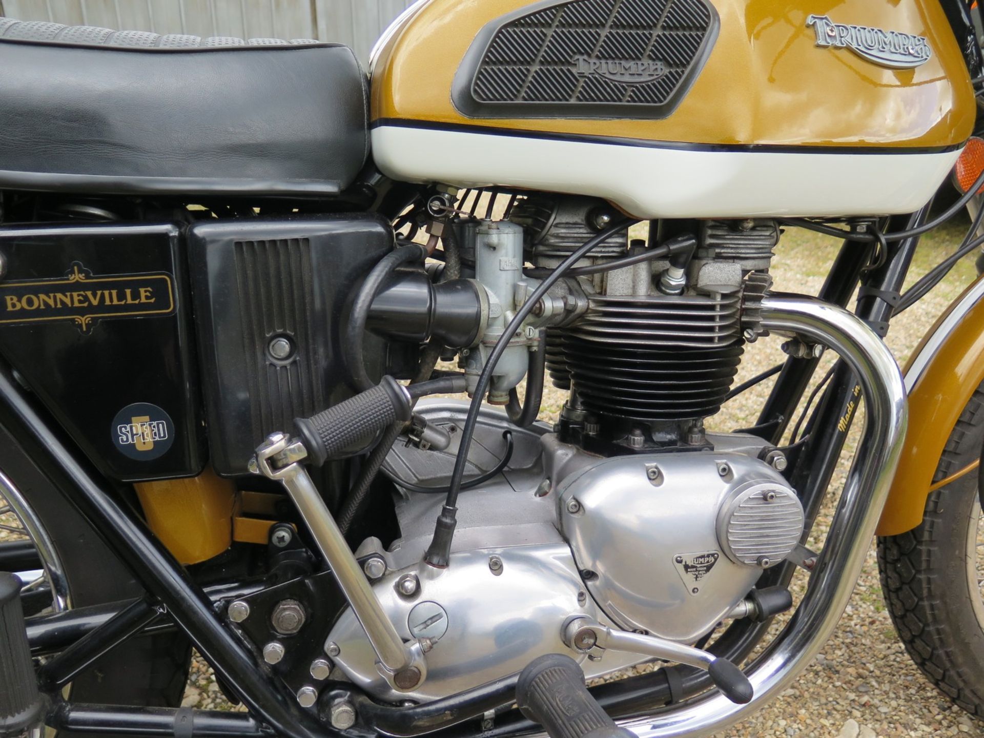 1972 Triumph T120 Bonneville Registration number VRE 48L Frame number EG 56411 Engine number EG - Image 3 of 9