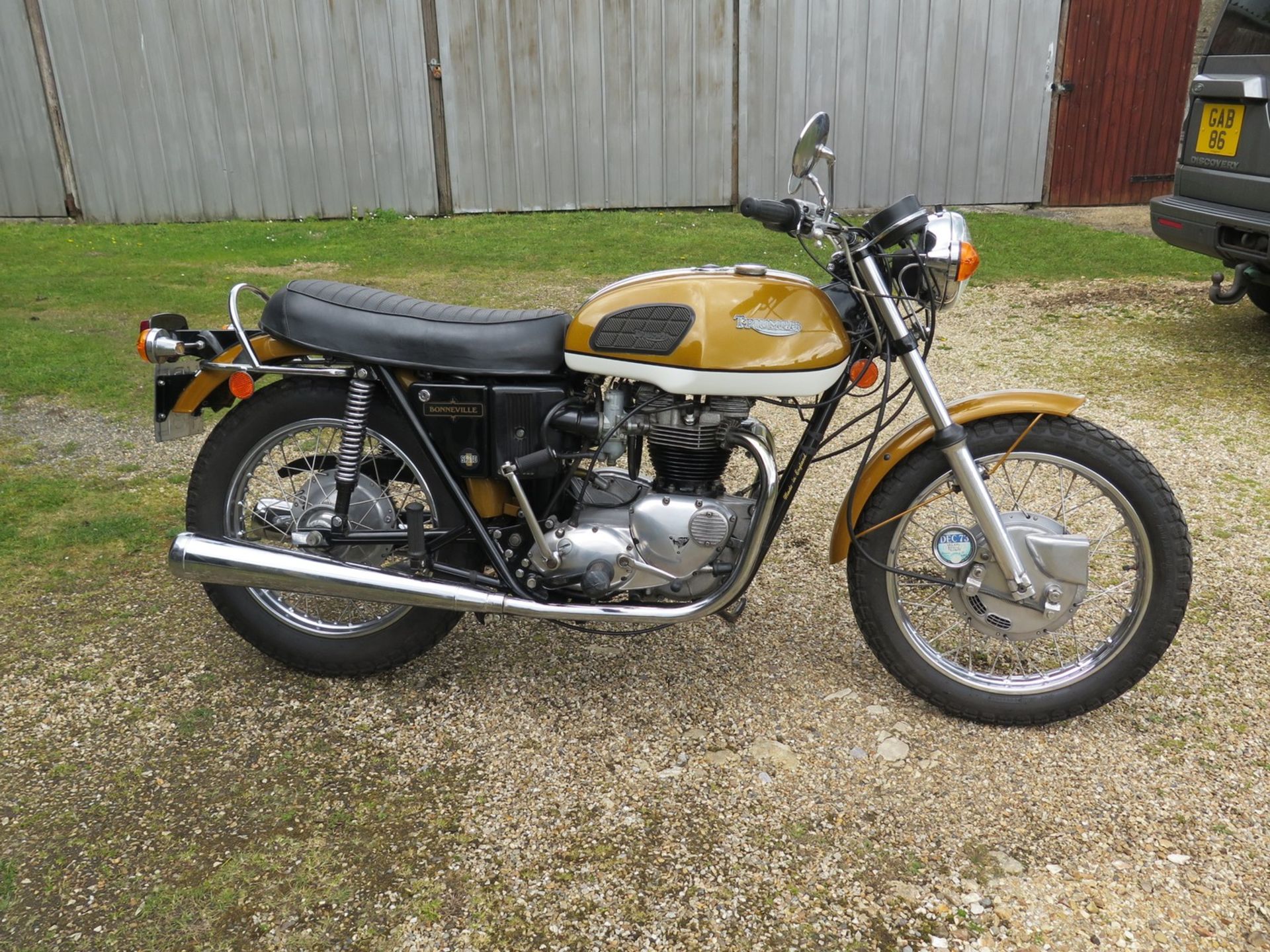 1972 Triumph T120 Bonneville Registration number VRE 48L Frame number EG 56411 Engine number EG