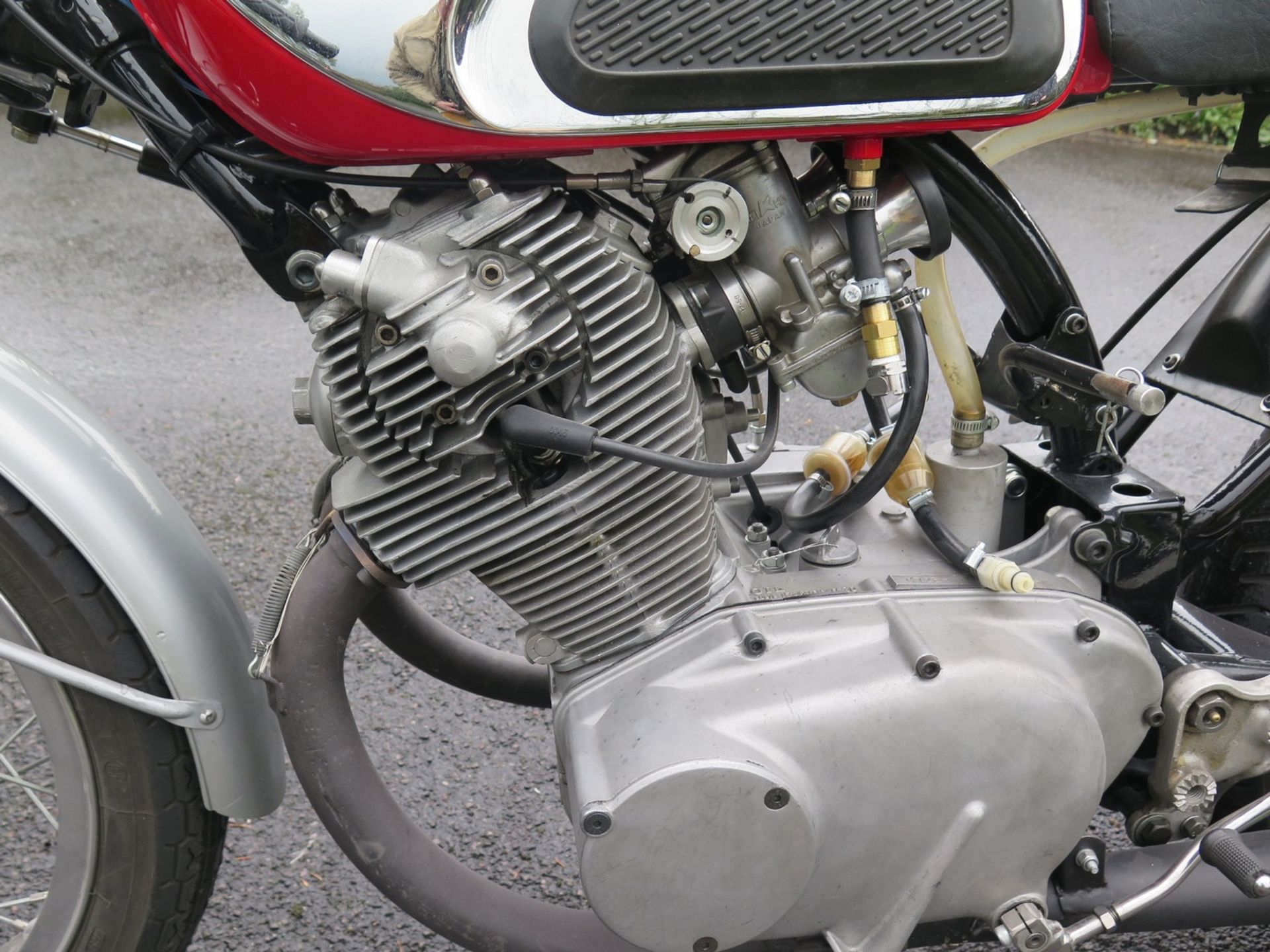 1961 Honda CB77 Built by the owner over a four year period as a CR77 race bike Fitted 35 mm - Image 7 of 8