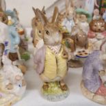 A Beswick Beatrix Potter figure, Mr Benjamin Bunny and twenty other Beatrix Potter figures (21)