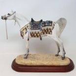 A Border Fine Arts figure, Arab Stallion, limited edition 902/950, by Anne Wall, with certificate,