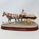 A Border Fine Arts group, Pot Cart, limited edition 131/600, by Ayres, with certificate, boxed
