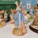 A Beswick Beatrix Potter figure, Peter And The Red Pocket Handkerchief, limited edition 1438/1947,