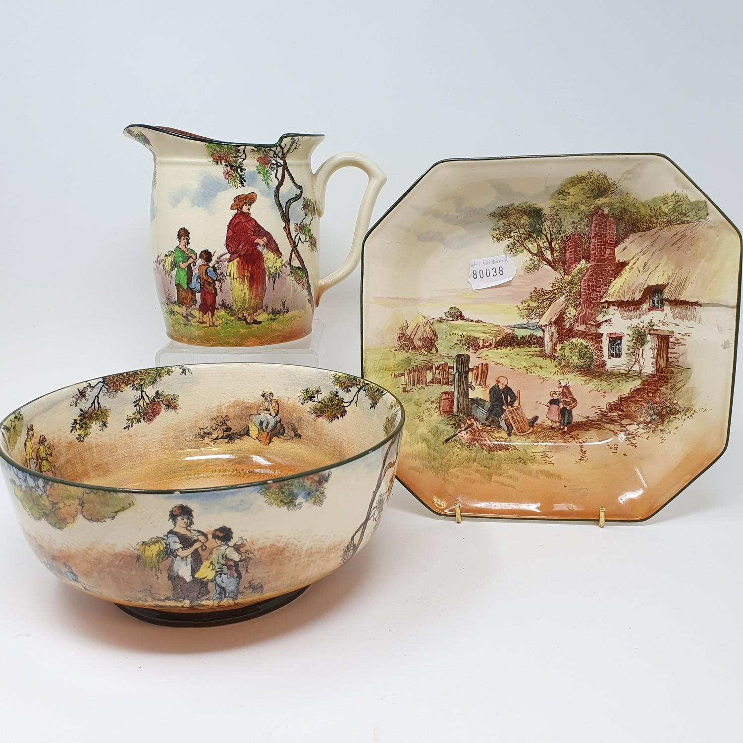 A pair of Royal Doulton Series ware vases, and various other Series ware (box) - Image 5 of 7