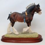 A Border Fine Arts figure, Victory at the Highland, limited edition 441/950, by Anne Wall, with