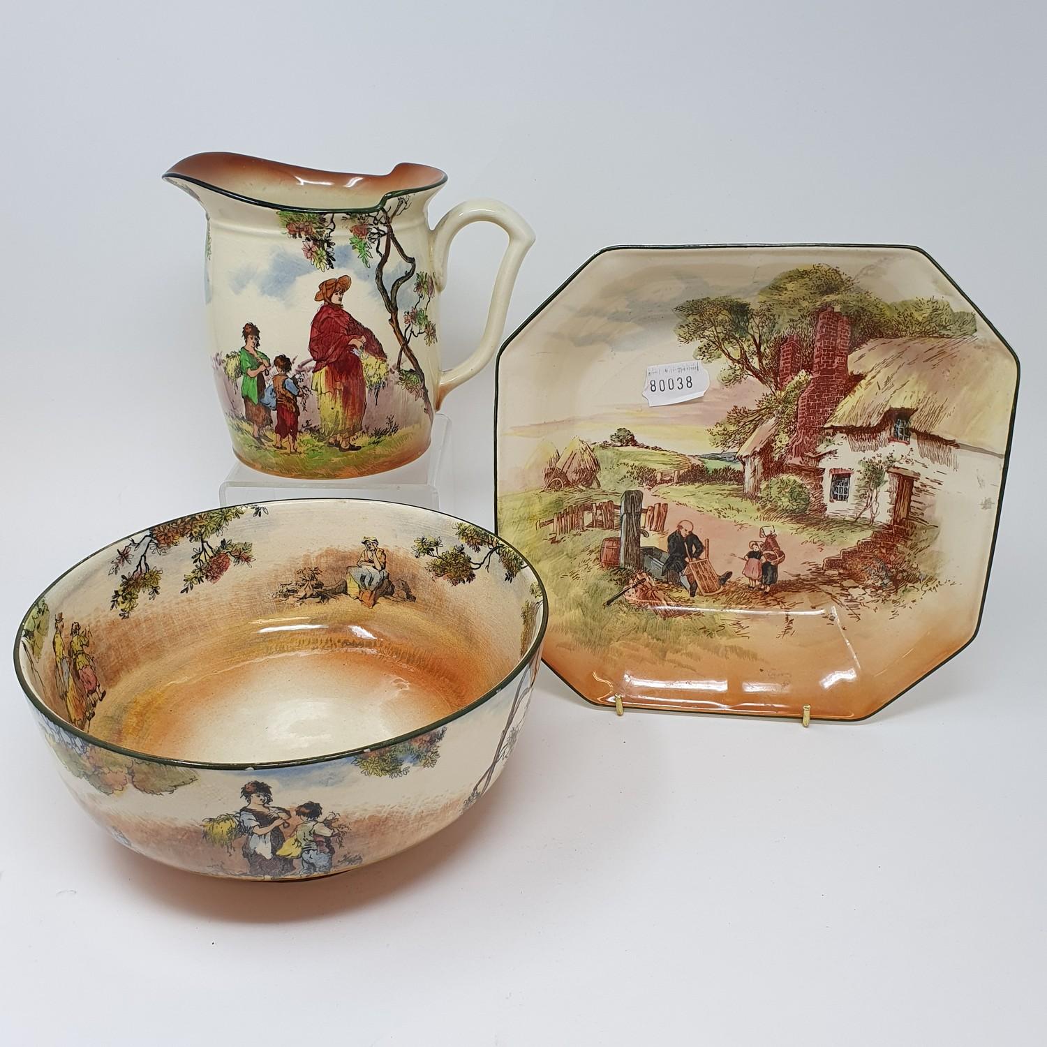 A pair of Royal Doulton Series ware vases, and various other Series ware (box) - Image 6 of 7