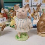 A Beswick Beatrix Potter figure, Little Pig Robinson and fifteen other Beatrix Potter figures, and