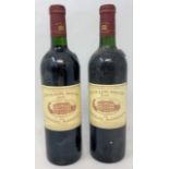 Two bottles of Chateau Du Margaux, Pavillon Rouge, 2000 (2)