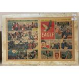 A copy of the Eagle comic, 28th May 1954, and two others (3)