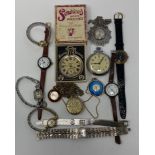 Assorted wristwatches, and other items (qty)