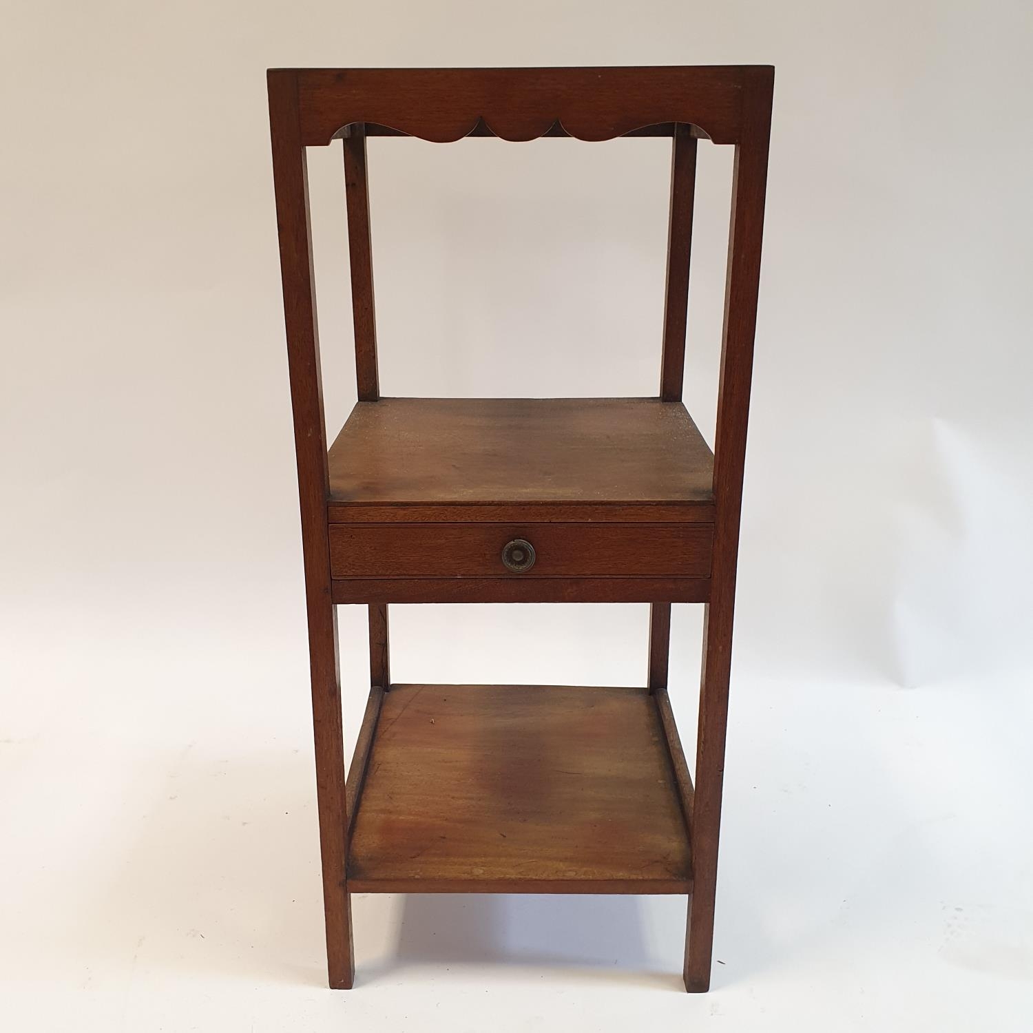 A mahogany washstand, 36 cm wide