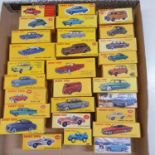 A replica Dinky Ford Vedette 54, boxed, and 28 other replica Dinky toys, all boxed (box)