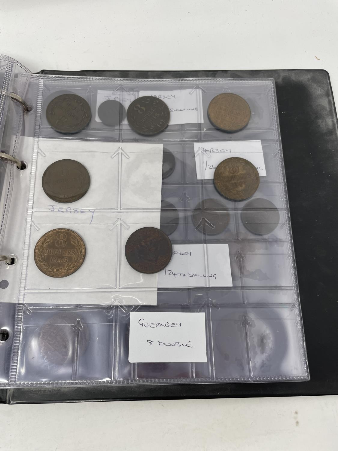 Assorted Jersey, Guernsey, GB an other assorted coins, in an album, trays and loose (qty) - Image 6 of 13