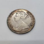 A Queen Ann half crown, 1709