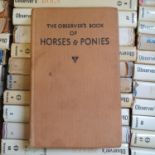 Summerhays (R S), The Observer's book of Horses and Ponies and various Observers books (box)