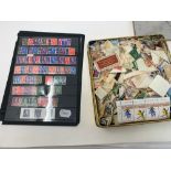 Assorted GB commemorative and other stamps, in albums and loose (box)