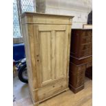 A pine wardrobe, 95 cm wide