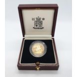 A Queen Elizabeth II proof sovereign, 1998, boxed with certificate