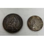 A George III 1s 6d Bank Token, 1812, and an Irish 10d Bank Token, 1811 (2)