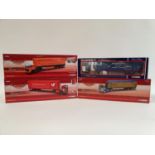 A Corgi promotional truck, CC15305, CC12514, CC15304, and CC12510, all boxed (4)